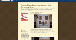 Desktop Screenshot of countryhomedecorating.blogspot.com