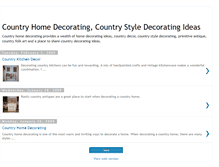 Tablet Screenshot of countryhomedecorating.blogspot.com