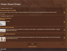 Tablet Screenshot of homesweethome-sibirochka.blogspot.com