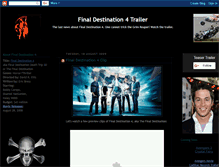 Tablet Screenshot of final-destination-4-trailer.blogspot.com