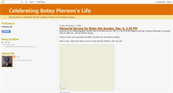 Desktop Screenshot of betsy-pierson.blogspot.com