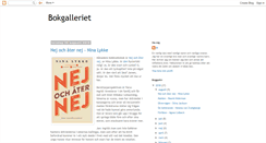 Desktop Screenshot of bokgalleriet.blogspot.com