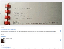 Tablet Screenshot of eucalyptushoney.blogspot.com