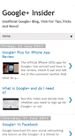 Mobile Screenshot of gplusinsider.blogspot.com