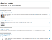 Tablet Screenshot of gplusinsider.blogspot.com