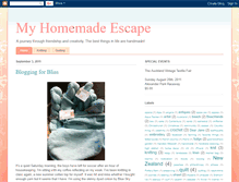 Tablet Screenshot of myhomemadeescape.blogspot.com