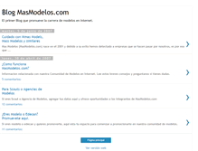 Tablet Screenshot of masmodelos.blogspot.com