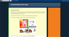 Desktop Screenshot of consummatumestuvoaqui.blogspot.com