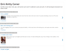 Tablet Screenshot of eknittycorner.blogspot.com
