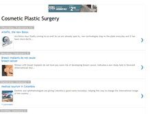 Tablet Screenshot of cosmetic-plastic-surgery-weblog.blogspot.com