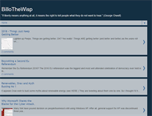 Tablet Screenshot of billothewisp.blogspot.com