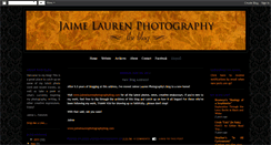 Desktop Screenshot of jaimelauren.blogspot.com