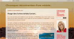 Desktop Screenshot of chroniques-decontractees.blogspot.com