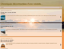 Tablet Screenshot of chroniques-decontractees.blogspot.com