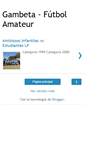 Mobile Screenshot of gambetafutbolamateur.blogspot.com