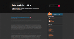 Desktop Screenshot of educandolacritica.blogspot.com