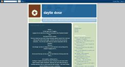 Desktop Screenshot of dayliedose.blogspot.com