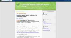 Desktop Screenshot of ntpcpensionnews.blogspot.com
