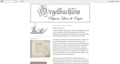 Desktop Screenshot of orgelbuchlein.blogspot.com