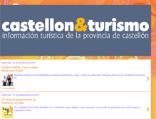 Tablet Screenshot of castellonyturismo.blogspot.com