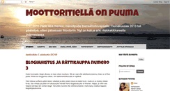 Desktop Screenshot of moottoripuuma.blogspot.com