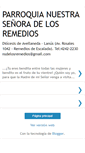 Mobile Screenshot of parroquiadelosremedios.blogspot.com