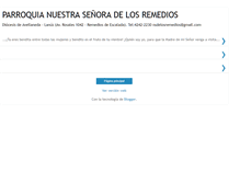 Tablet Screenshot of parroquiadelosremedios.blogspot.com