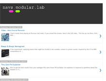Tablet Screenshot of navsmodularlab.blogspot.com