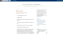 Desktop Screenshot of cloudburstmumbai.blogspot.com
