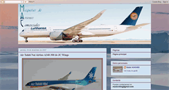Desktop Screenshot of maquetasdeavionescomerciales.blogspot.com