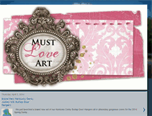 Tablet Screenshot of mustloveart.blogspot.com