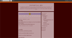 Desktop Screenshot of infertili-me.blogspot.com