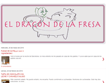 Tablet Screenshot of eldragondelafresa.blogspot.com