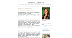 Desktop Screenshot of cristinamunozegas.blogspot.com