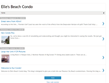 Tablet Screenshot of ellesbeachcondo.blogspot.com