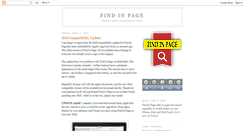 Desktop Screenshot of findinpage.blogspot.com