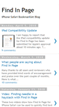 Mobile Screenshot of findinpage.blogspot.com