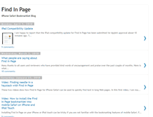 Tablet Screenshot of findinpage.blogspot.com