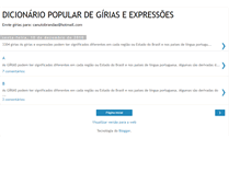 Tablet Screenshot of dicionariopopular.blogspot.com