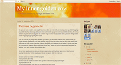 Desktop Screenshot of myinnergoldencow.blogspot.com