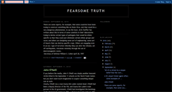 Desktop Screenshot of fearsometruth.blogspot.com
