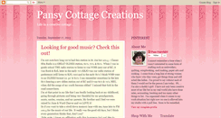 Desktop Screenshot of pansycottagecreations.blogspot.com