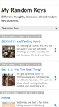 Mobile Screenshot of myrandomkeys.blogspot.com