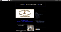 Desktop Screenshot of flamingstartattoostudio.blogspot.com