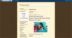 Desktop Screenshot of blognpuppies.blogspot.com