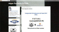 Desktop Screenshot of adjairfutsal.blogspot.com