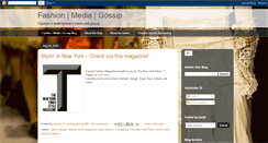 Desktop Screenshot of fashionmediagossip.blogspot.com