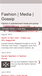 Mobile Screenshot of fashionmediagossip.blogspot.com
