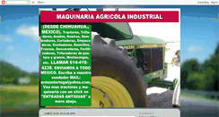 Desktop Screenshot of maquinariaagricolaindustrial.blogspot.com