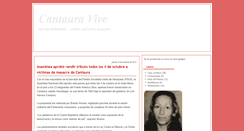 Desktop Screenshot of cantauravive.blogspot.com
